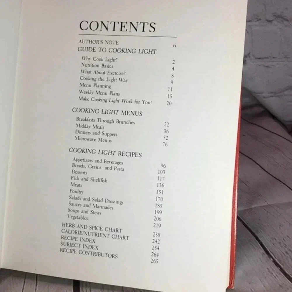Vintage 1983 Southern Living COOKING LIGHT cookbook
